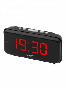 VST 806-1 Красные часы настольные